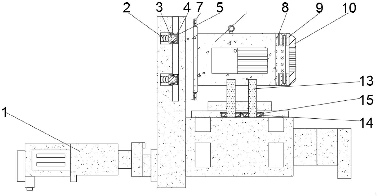 一種便于電機定位安裝的伺服展刀動力頭專利介紹